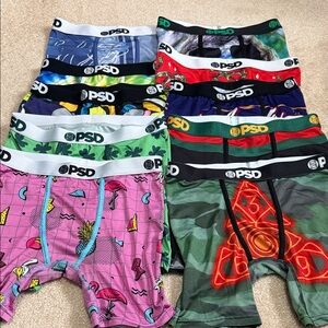 PSD Boy’s Boxer Briefs in Vibrant Patterns Bundle of 10!